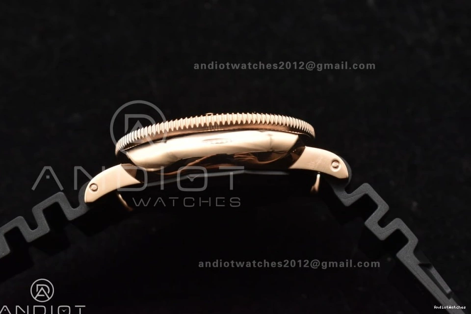 PAM2164 Submersible Dial Black WrinkleFree Best on P Rubber VSF 992 Black Edition 42mm Strap 0927